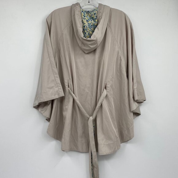 Modcloth Beige Belted Poncho Jacket | Women’s Size S - Picture 2 of 6